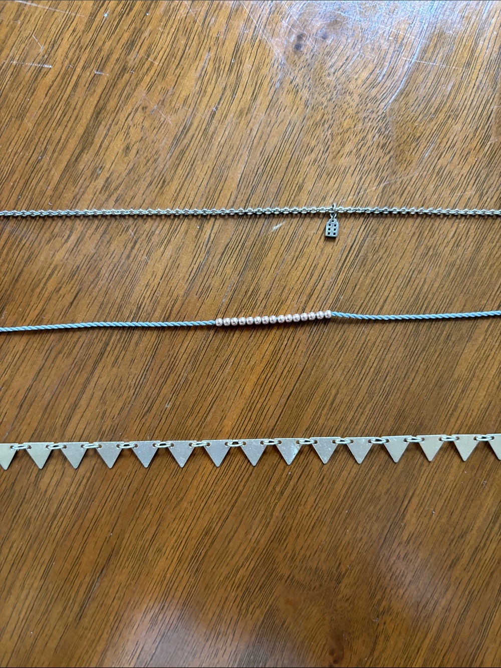 Bundle of 3 Necklaces, Riverstones and Larissa Loden